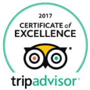 TripAdvisor - Certificate of Excellence 2017