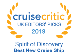 Cruise Critic 2019 - Saga Spirit of Discovery "Best New Cruise Ship"