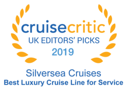 Cruise Critic 2019 - Silversea "Bets Luxury Cruise Line for Service"