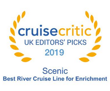 Cruise Critic 2019 - Scenic River Cruises "Best River Cruise Line for Enrichment" 2019 Winner