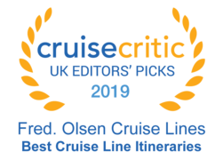 Cruise Critic 2019 - Fred. Olsen Cruise Lines "Best Cruise Line Itineraries"
