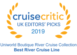 Cruise Critic 2019 - Uniwolrd "Best River Cruise Line"