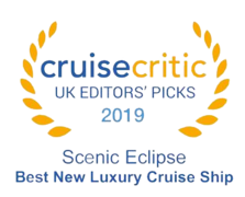 Cruise Critic 2019 - Scenic Eclipse "Best New Cruise Ship" 2019