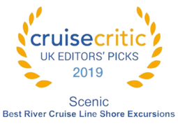 Cruise Critic 2019 - Scenic River Cruise "Best River Cruise Line for Shore Excursions" 2019 Winner