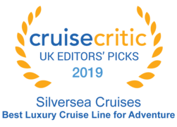 Cruise Critic 2019 - Silversea "Best Luxury Cruise Line for Adventure"