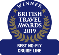 British Travel Awards 2019 - P&O Cruises "Best No-Fly Cruise Line" Winner
