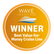 Wave Awards 2023 - "Winner of Best Value for Money Cruise Line"