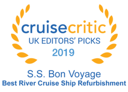 Cruise Critic 2019 - Uniworld S.S Bon Voyage "Best River Cruise Ship Refurbishment"
