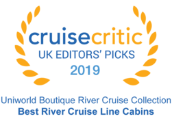 Cruise Critic 2019 - Uniworld "Best River Cruise Line Cabins"