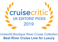 Cruise Critic 2019 - Uniworld "Best River Cruise Line for Luxury"