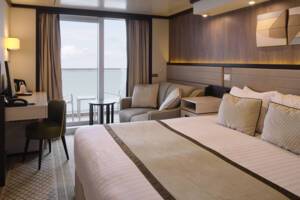 Balcony with Sofa Bedroom, Britannia, P&O Cruises