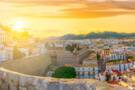 A panoramic view of Ibiza