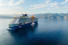 Celebrity Edge sailing into Portofino