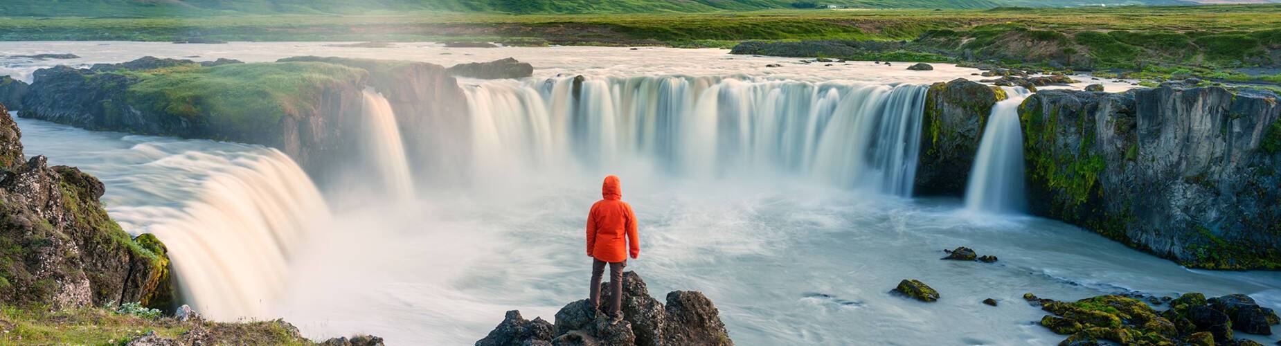 Godafoss waterfall, close to Akureyri