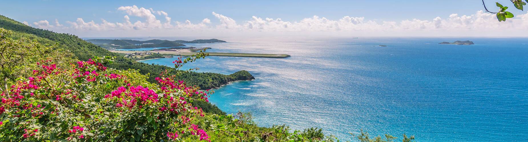 A panoramic view of Charlotte Amalie