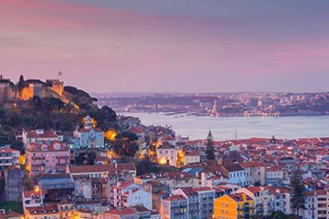 A panoramic view of Lisbon