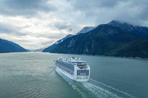 Crown Princess in Haines, Alaska