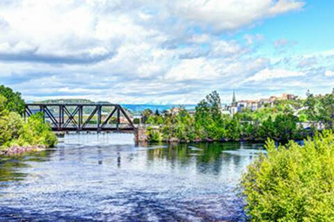 A panoramic view of Saguenay