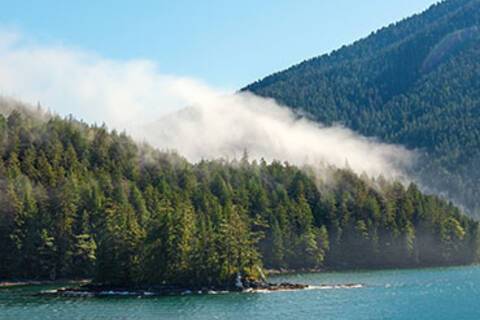 An inlet near Prince Rupert in Canada