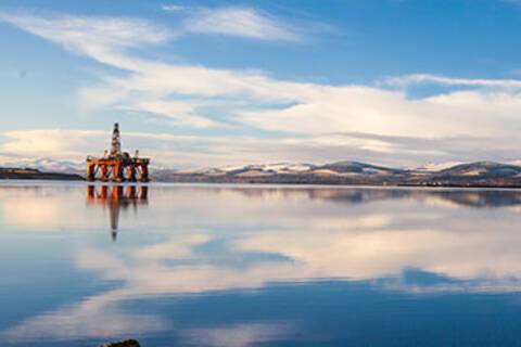 A panoramic view of Invergordon