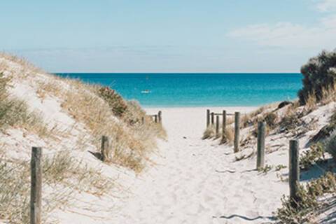 Access to Leighton Beach in Fremantle