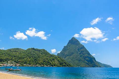 Paradise Beach in Soufrière