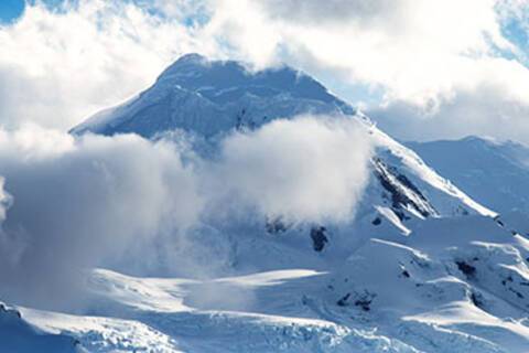 A panoramic view of South Shetland Islands