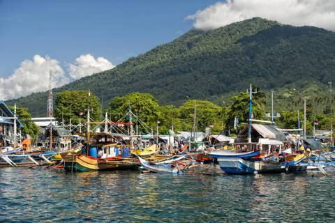 Fishing boats in Bitung