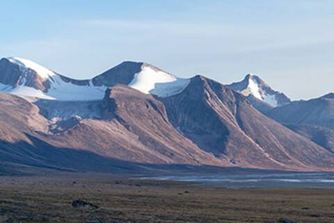 A panoramic view of Monumental Island