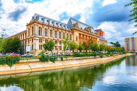 View of Old Town Bucharest