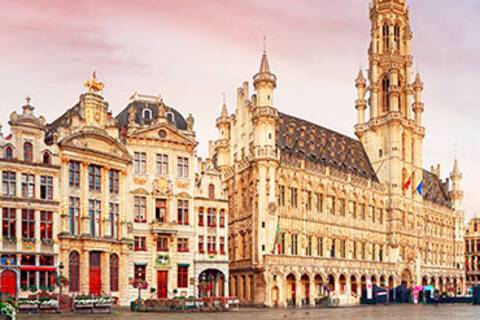 A panoramic view of Brussels