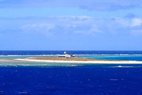 A panoramic view of Willis Island