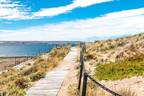 A panoramic view of Puerto Madryn