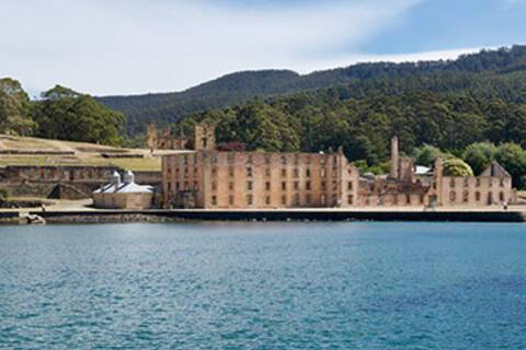 A panoramic view of Port Arthur