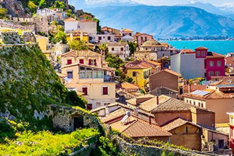 A panoramic view of Nafplion