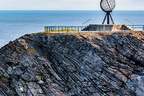 Panoramic view of Nordkapp