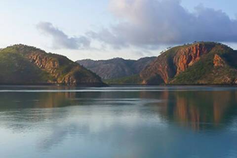 A panoramic view of Buccaneer Archipelago