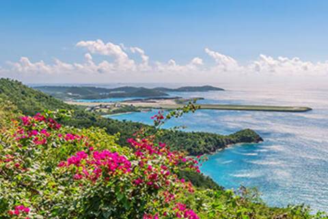 A panoramic view of Charlotte Amalie