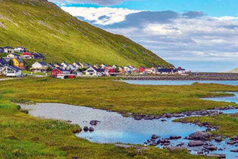 A panoramic view of Skarsvag