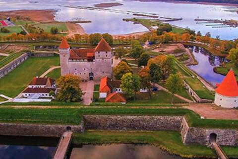 An aerial view of Saaremaa