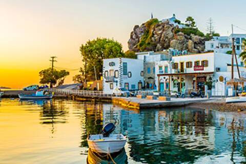 A panoramic view of Patmos