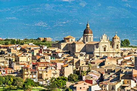 A panoramic view of Catania