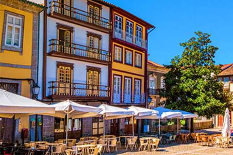 A panoramic view of Guimarães