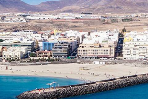 A panoramic view of Puerto del Rosario