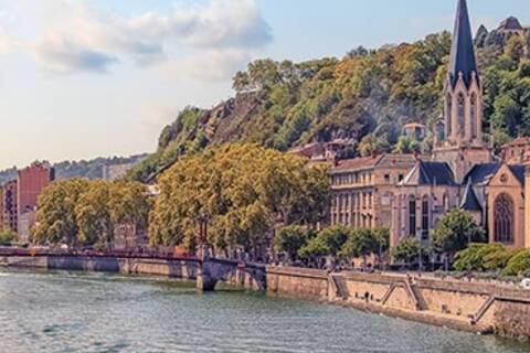 A panoramic view of Lyon