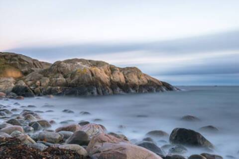 Pebbled beach in Arendal