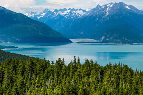 A panoramic view of Haines