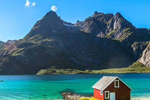 A panoramic view of Trollfjord