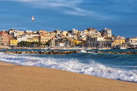 A panoramic view of Palamos