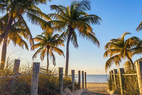 Passage to Key West beach